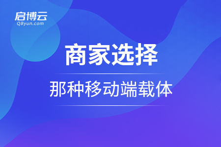 商家選擇那種移動端載體