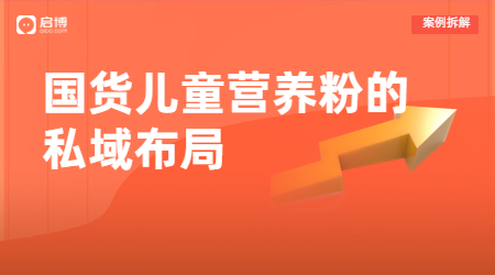 一個崛起的國貨兒童營養粉品牌的私域戰略布局